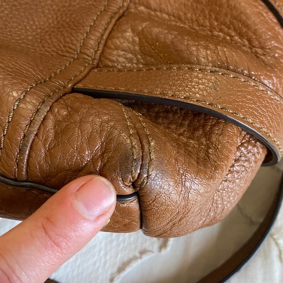 Gansevoort Large North South Tan Leather Tote - Picture 16 of 16